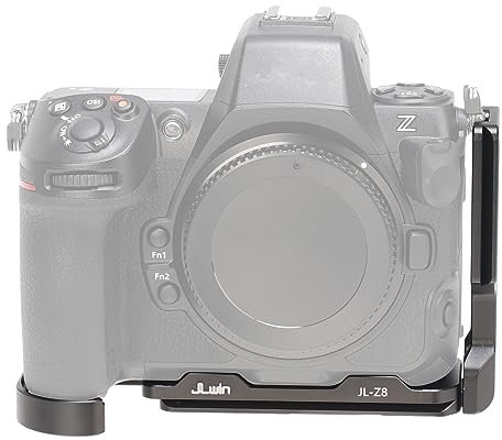 FOTGA Quick Release Plate L-shaped Bracket L-Bracket Vertical Expandable Plate for Nikon Z8 Camera, Compatible with Arca Swiss Standard Tripod