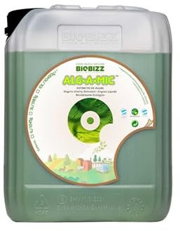 GROWMANIA Fertilizante Alg a mic de BioBizz 20 L | Abono Orgánico procedente de Algas Marinas para Crecimiento de Plantas y Cultivos