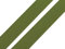 maDDma 1m Falzgummi 20mm Faltgummi elastisches Einfassband Schrägband Saumband Farbwahl, Farbe:moosgrün