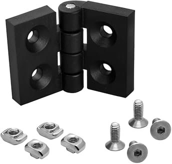 Scharnier Standart Nut 8 für 40-er inkl. Verschraubung - 4 Stück