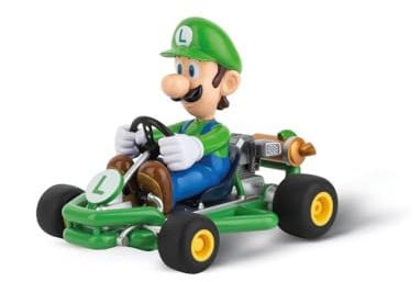 Carrera RC I 2,4GHz Mario Kart Pipe Kart I Luigi RC-Fahrzeug I Offiziell lizenziert I Authentisches Design I Für Nintendo-Fans I Ferngesteuertes Auto