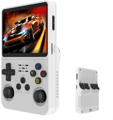 YUANGANG Consola de juegos de mano retro Arcade HD pantalla grande Mini USB de carga de comercio exterior consola de juegos R36S ()