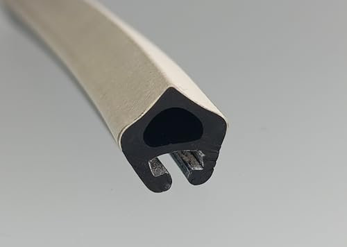 Pilzdichtung P-3 untere Ersatzdichtung für Stegplatten-Profile Gewächshaus Carport frei von Weichmachern (20 m Rolle)