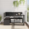 Festnight Ecksofa Lounge Gartenmöbel Ecklounge Ecksofa Gartengarnitur Balkon Lounge Klein Sitzgruppe Outdoor Sofa Garten Terrasse Outdoor Schwarz