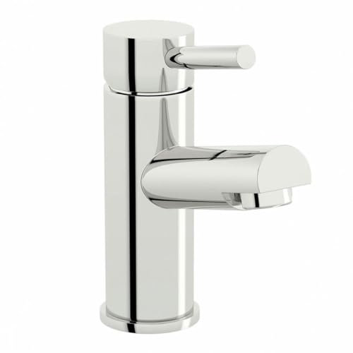 Orchard Eden Basin Mixer tap with unslotted Waste - Chrome Basin Mixer tap, Round Basin Mixer taps, Bathroom taps Reliable