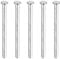 sourcing map 5pcs 3.5 Inch Door Hinge Pins, Removable Brushed Door Hinge Interior Hinge Security Pins for Wood Residential Door Replacement, Silver