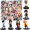 6 Pcs Demo Slaye Figuren Geburtstagsdeko, 50 Pcs Demo Slaye Aufkleber, Demo Slaye Spielzeug Figuren, Demo Slaye Kuchen Deko Figuren, Demo Slaye Tortenaufleger, Demo Slaye Figuren Cake Topper
