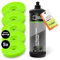 Liquid Elements - Auto Politur Set Ultra Finish 1L - Autopolitur Set mit 5x 125mm Polierschwamm Centriforce V2 – Lackaufbereitung Komplettset ideal für alle Poliermaschinen