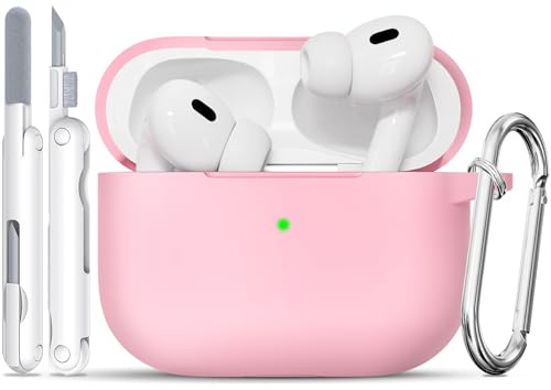 TNSNK für AirPods Pro 2nd/1st Hülle, Dark Pink