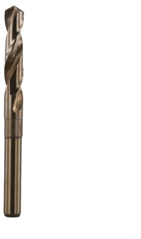 Entgoinggo Foret HSS cobalt avec tige réduite pour métal acier inoxydable fonte alliage haute vitesse angle de pointe 135 degrés compatible avec Bosch (14 mm)