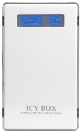 Icy Box IB-220U-WH Boîtier Externe pour Disque Dur 2.5 IDE USB 2.0 Blanc