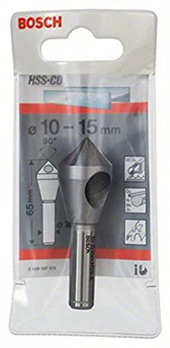 Bosch 2 608 597 513 - Avellanador con taladro transversal - 21,0 mm, 10-15, 65 mm, 10 mm (pack de 1)