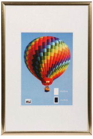 ** New Lifestyle Kunststoff Bilderrahmen Sondergrößen **: Farbe: Gold | Format: 24x30