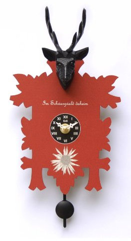 Trenkle Kuckulino Schwarzwalduhr mit Quarzwerk und Kuckuckruf TU 3005 PQ