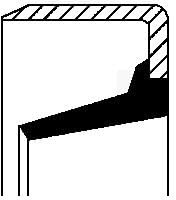 Corteco 19034066B Wellendichtring, Kurbelwelle