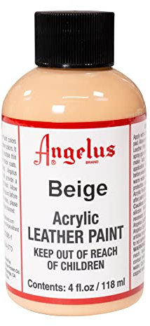 Angelus Acryl Leder Farbe 118ml / 4oz (Beige/Beige)