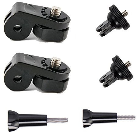 asocea Action Kamera Halterung Mount Universal Conversion Adapter Set (1/10,2 cm 20) Stativ Screw Mount Zubehör für Sony Cam Xiaomi oder GoPro und andere Action Kameras
