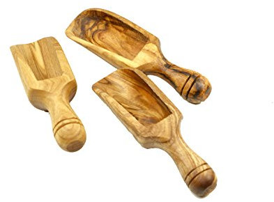 D.O.M. - Salero (madera de olivo, 9 cm, 3 unidades)
