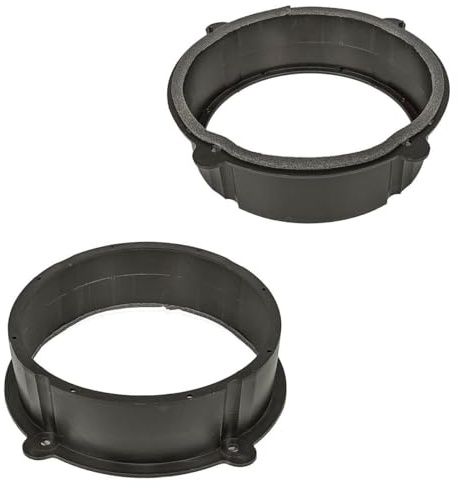 tomzz Audio 2803-022 Altavoz Anillos Adaptador Soportes compatibles con Audi TT 8J 2006-2014 Q7 4L de 2005 Puerta Delantera para 200mm DIN Altavoces