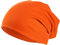 Harrys-Collection Damen Herren Beanie in 15 Farben, Kopfgröße:Einheitsgröße, Farben:orange