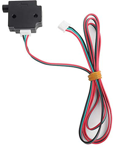ASHATA 3D Drucker Filament Erkennungsmodul Filament Sensor mit Kabel,Run-Out Pause Detecting Filament Sensor für 3D Drucker und Lerdge Board,3D Druckerzubehör