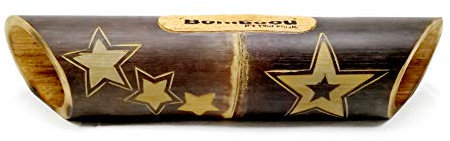 Enceinte en bambou gravée Star in The Sky pour smartphone 100% végétal. Amplificateur sans consommation électrique. Artisanat