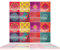 WALPLUS 16 Stück 15.4x15.4cm Buntes Mandala Spanisch Mehrfarbig 3D-Fliesenaufkleber Abziehen und Aufkleben Backsplash Abziehbilder Startseite Dekore Aufkantung für Küche Badezimmer Kacheln Farbe auf