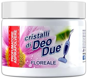 Cristalli di DEO DUE FLOREALE Lufterfrischer für Staubsauger, 500 Gramm