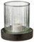 BITZ Windlicht m. LED Kerze 11 cm Grün