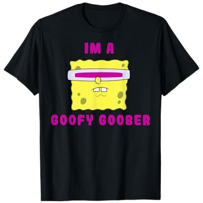 Spongebob Schwammkopf Ich Bin Ein Goofy Goober Porträt T-Shirt