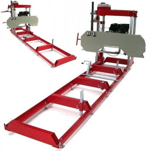 Blockbandsäge 660 mit 4,1 Rollbahn Kleinsägewerk Sägewerk Bandsäge 12PS 56480 AWZ (4,1m Rollbahn + 2 x 2,05m Verlängerung)