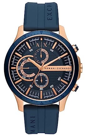 Armani Exchange Herren Quarz-Chronograph Uhr mit Armband AX2440