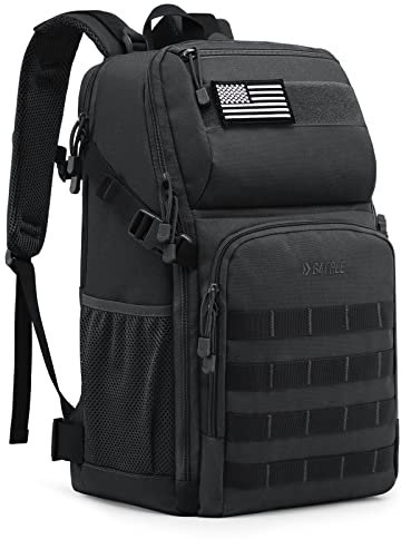 G4Free 35L Sac à Dos Tactique Militaire Grande Armée Assault Pack Molle pour Activités de Plein Air Randonnée Camping Trekking Chasse