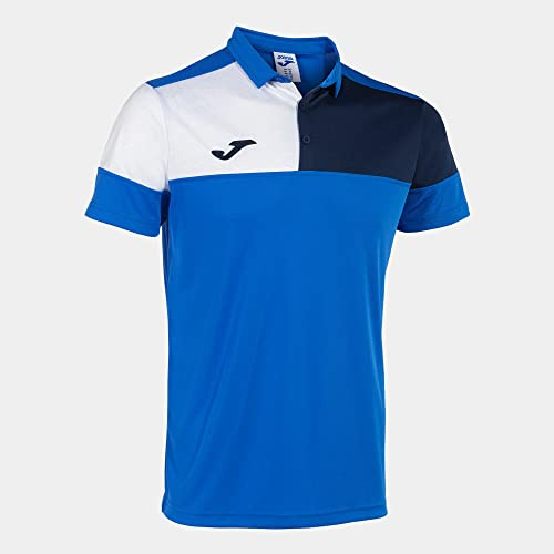 Joma Herren Kurzarm-Poloshirt Baumwolle Mann Crew V Tshirt (1er Pack)