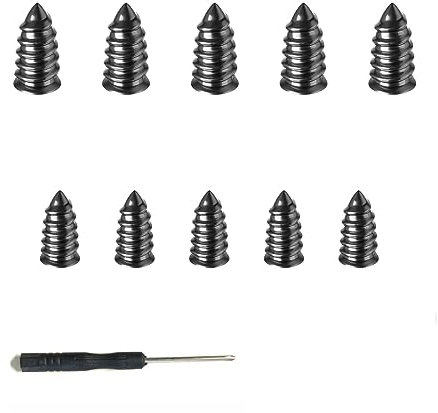 RTRTGS Chiodo in Gomma per Riparazione Pneumatici con Cacciavite, 10 Pezzi Chiodo per Riparazione Pneumatici Sottovuoto, Kit Gomme Auto Riparazione per Moto Camion Bici (5 S+5 L)