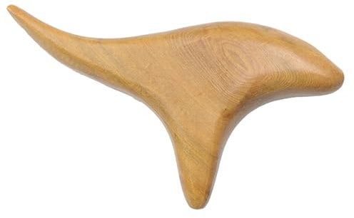 Massagehilfe Aus Holz,Gua Sha-kratzbrett Aus Holz,Trigger Holz Massage,Werkzeug Massagestäbchen,Triggerpunkt Massage Holz,Gua Sha Werkzeuge,für Rücken Hals Schultern Hand und Füße,Kampferholz,1 Stück