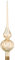 Navidacio Weihnachtsbaumspitze | Groß 35cm in Ice Champagner Gold Regen Baumspitze Spitze Tannenbaumspitze Christbaumspitze Weihnachtsbaum Christbaum Tannenbaum Christmas Tree Top