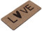 VmG-Store 10x Labels zum Aufnähen Stoff Etiketten aus Wildleder Optik Tags Textiletiketten für Kleidung und Applikation (LOVE (SetES14), 10er Set)
