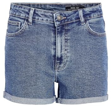 NOISY MAY Damen Shorts Kurze Denim Hot Pants Bermuda Jeansshorts high Waist
