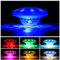 TEPENAR Schwimmende Poolleuchte 7 Modi IP68 – Wiederaufladbare Disco & Spa-Beleuchtung für Schwimmbecken, Whirlpools, Aquarien, Gartenteiche – Wasserdichte LED-Deko für Outdoor-Partys (1Stk)