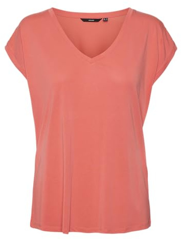 VERO MODA Vmfilli Ss V-Neck Tee Ga Noos