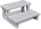 Gecheer Whirlpool Treppe 2 Stufen, Whirlpooltreppe, Universaltreppe für Whirlpool, Einstiegshilfe Pool, rutschfest und tragbar, Whirlpool Zubehör, Weiß