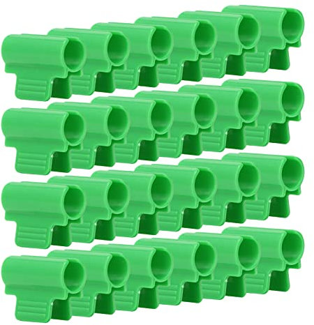 Pinces de Serre en Plastique, Longue Durée de Vie, Cadre, Filet D'ombrage, Clip pour Tige de Jardin (19mm)