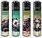 Clipper Feuerzeug 4er Set - FFX Collection (FFX Blazing Animals)