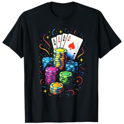 Poker Bluff Poker-geschenk Pokerspieler T-Shirt