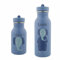 Gourde enfant Trixie – 350 ml ou 500 ml – Acier inoxydable – Gourde bébé – Design animaux – Idéale école, sortie, sport, aventure (Eléphant, 500ml)