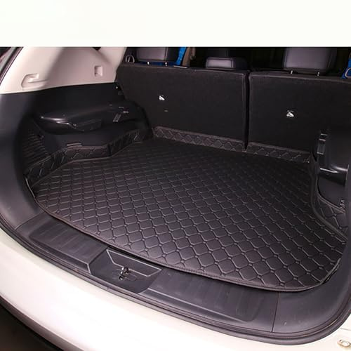 HYFQCD Alfombrilla para Maletero Compatible para Seat Ateca 2016-2024, Alfombrilla Protectora para Maletero, Bandeja organizadora para Maletero.,All-Black