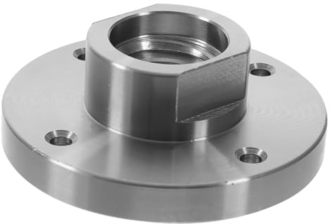 HOLIDYOYO Drehfutter Holz Drehbank 3 Zoll Planscheibe Mit 1-8tpi Gewindeadapter Aus Stahl Für Präzise Holzbearbeitung