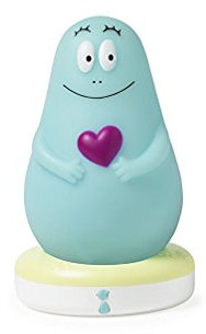 Pabobo - Lumilove Barbapapa - Nomadisches Baby- und Kindernachtlicht - Induktion Ladegerät – blau