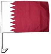 Flaggenfritze Autofahne Autoflagge Katar - 30 x 40 cm